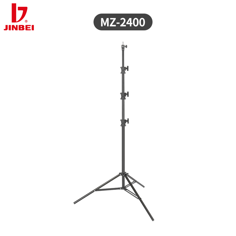 Photography Lighting Studio - JINBEI MZ-2400FP Luftkissen-Aluminium-Fotografie-Lichtstativ Professionelles Stativ Studio-Lichtstativ
