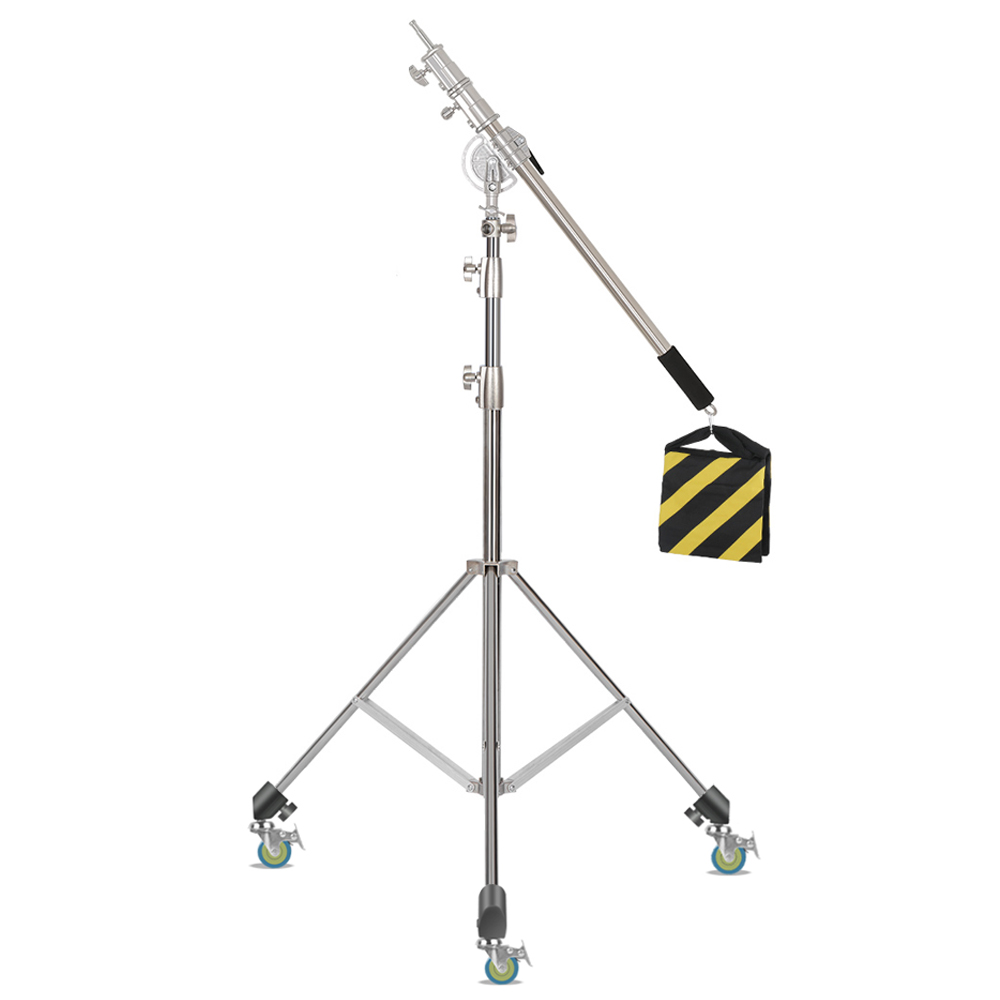 Photography Lighting And Background - SH 2,8 M Edelstahl Licht Stehen