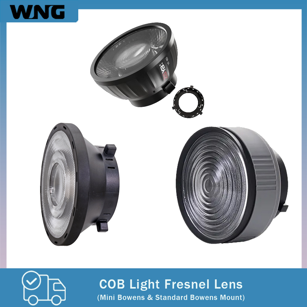 Photography Lighting And Background - Fresnel-Linse 15-55 Grad Einstellbarer Fokusadapter für