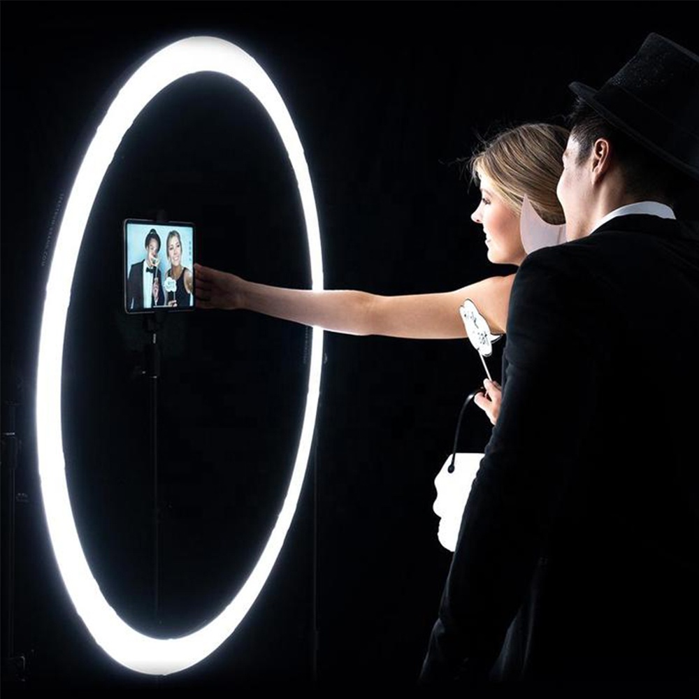 Photography Lighting Studio - 120W LED-Ringlicht mit Kabelsteuerung für Studio-Video-Fotografie