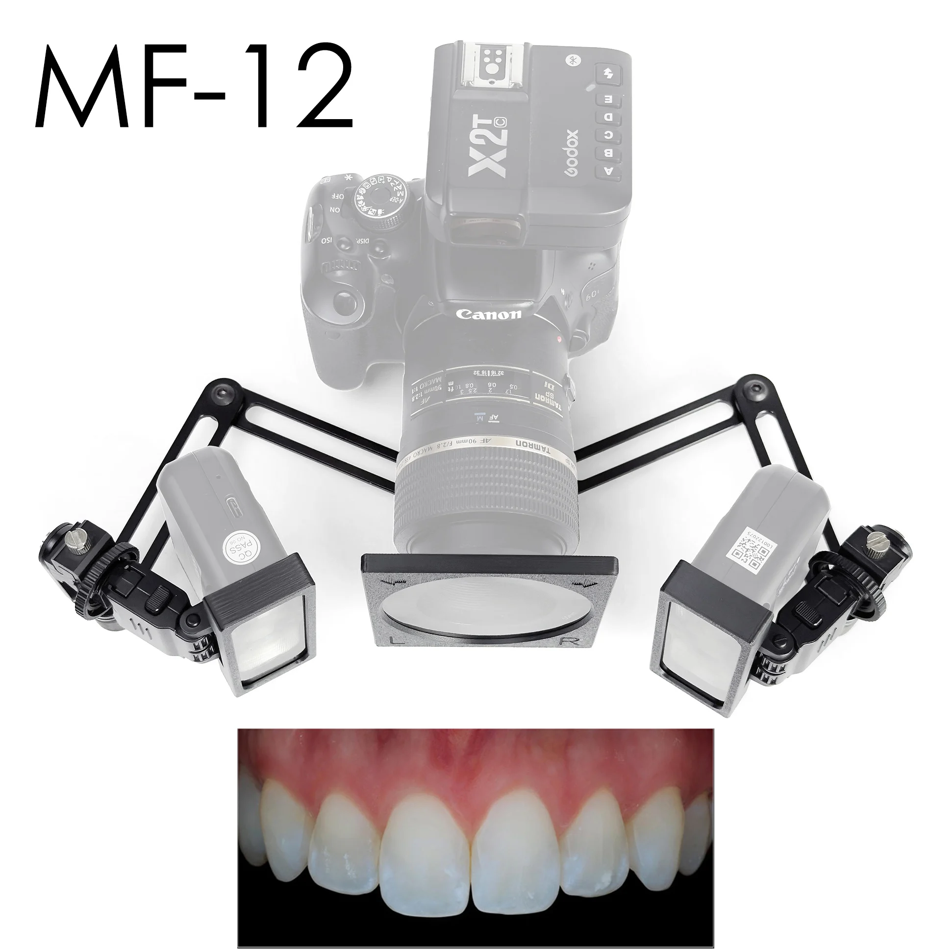 Photography Lighting Kit Godox - Godox MF12 Blitzfilter-Set für Kameras. Polarisator-Set