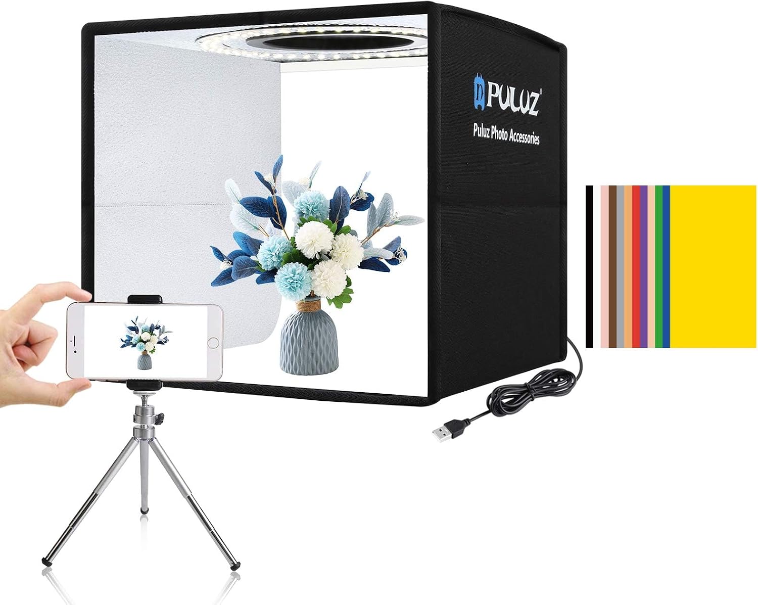 RGB-LED-Panel-Videoleuchte mit – Photography Lighting Kit Bewertung und Preis