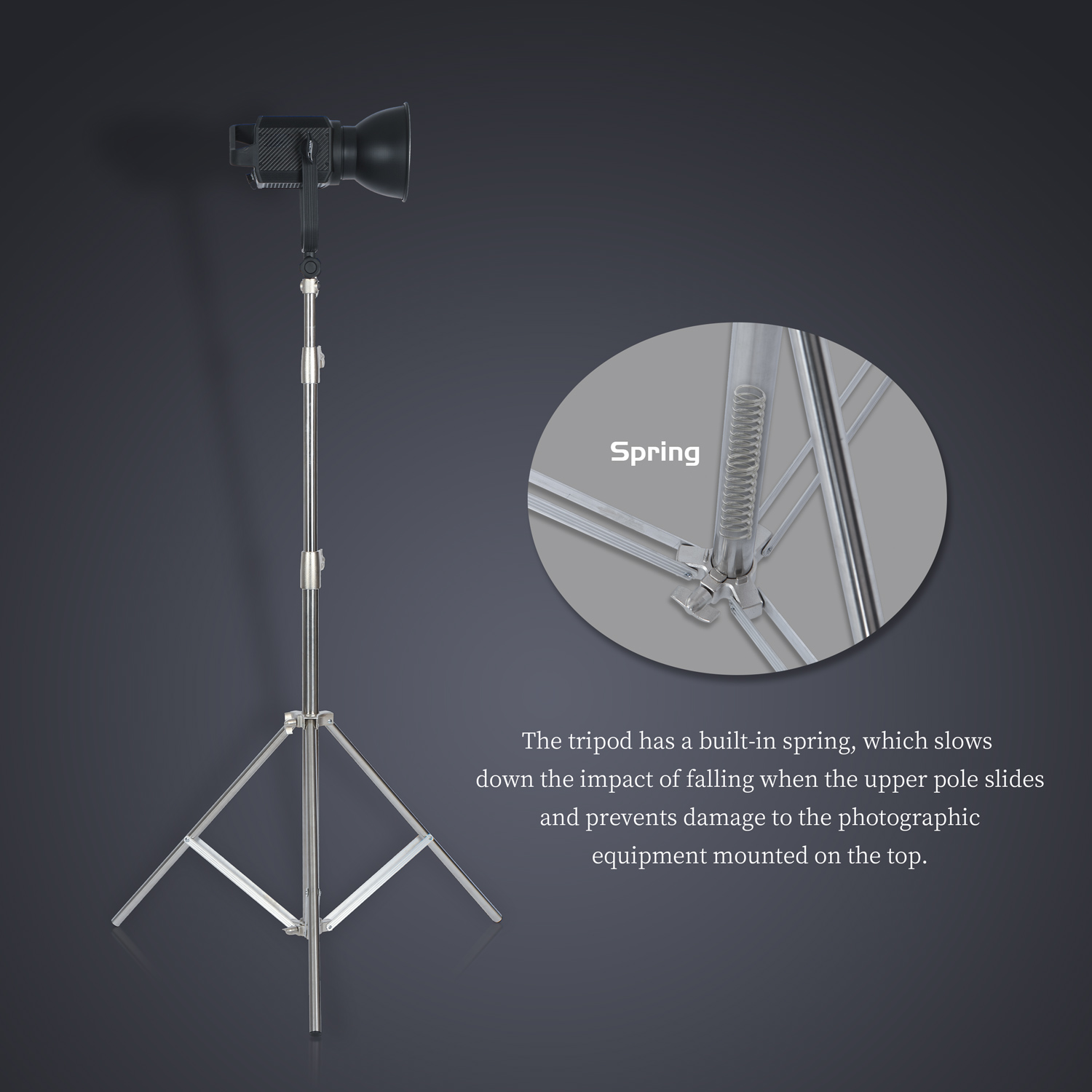 SH 2,8 M Edelstahl Licht Stehe – Photography Lighting And Background Bewertung und Preis