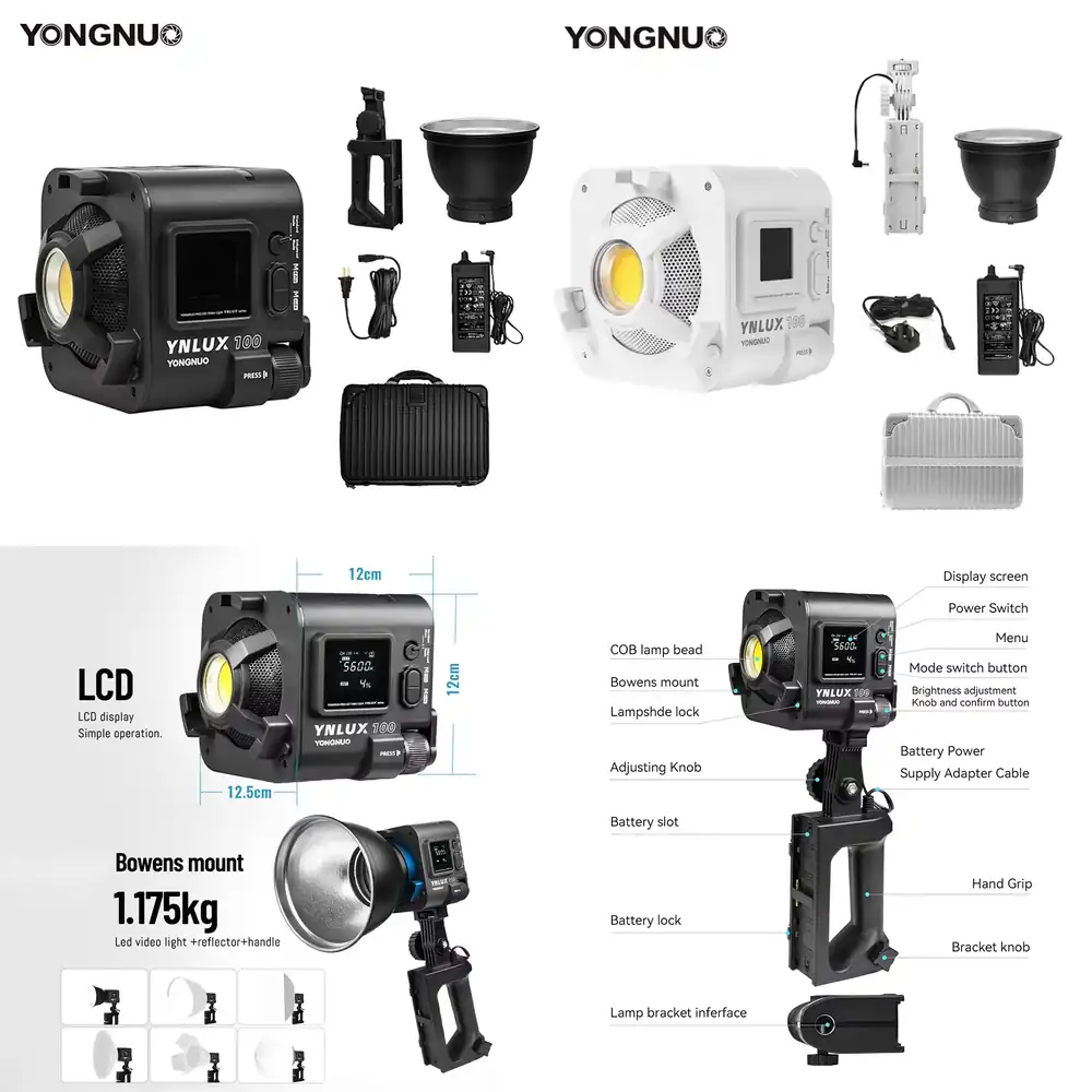 YONGNUO YNLUX100 100W 3200K-56 – Photography Lighting Studio Bewertung und Preis