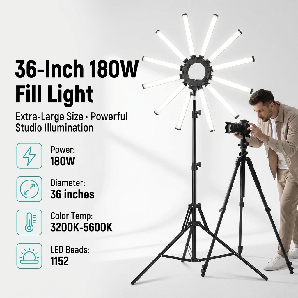 12-Arm Multi-Röhren Fotografie – Photography Lighting Kit Bewertung und Preis