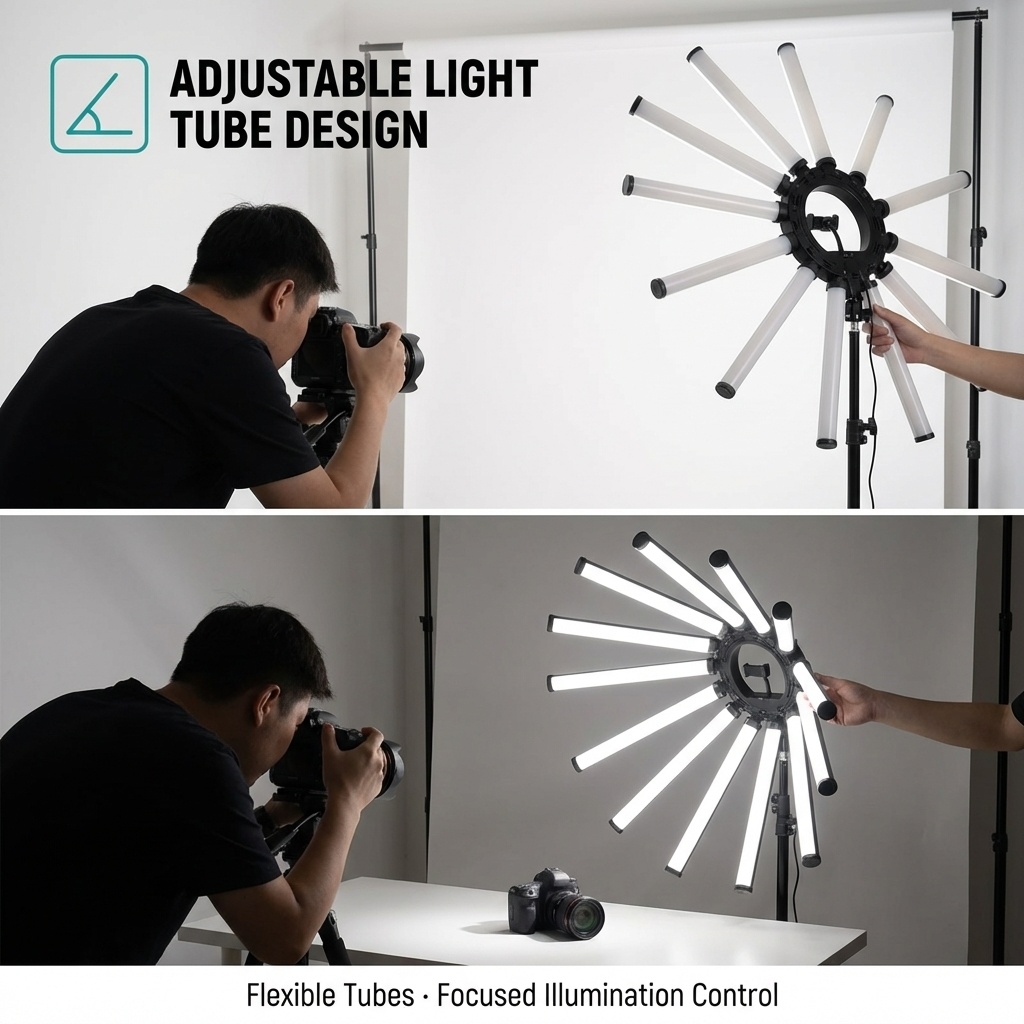 12-Arm Multi-Röhren Fotografie – Photography Lighting Kit Bewertung und Preis