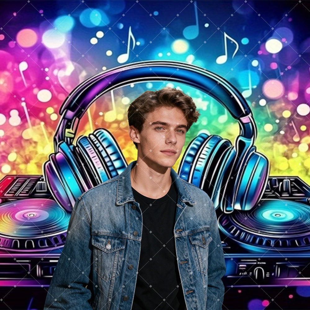 Hip-Hop-Musik, DJ-Party-Dekora – Photography Lighting And Background Bewertung und Preis