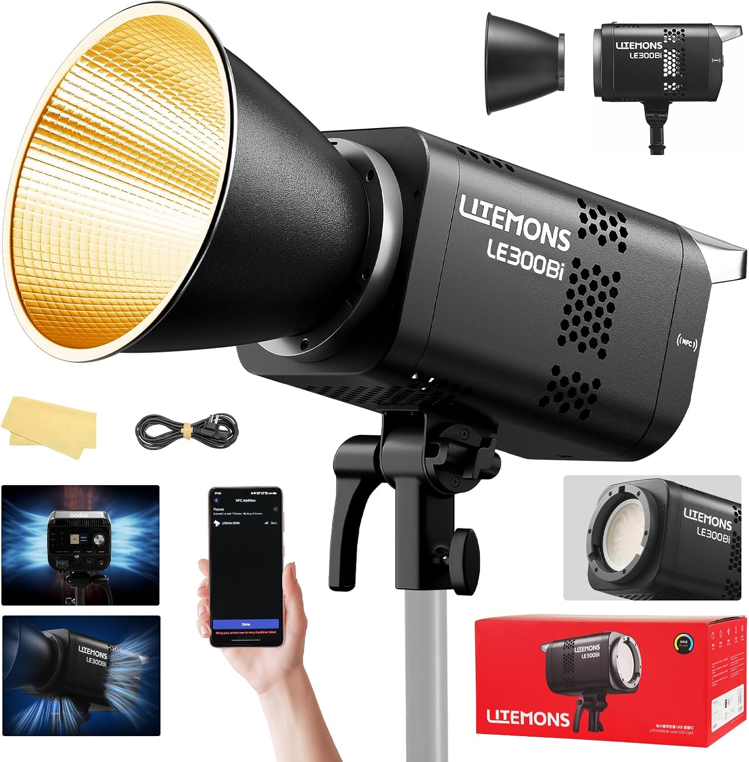 RGB-LED-Videobeleuchtungs-Set, – Photography Lighting Kit Bewertung und Preis