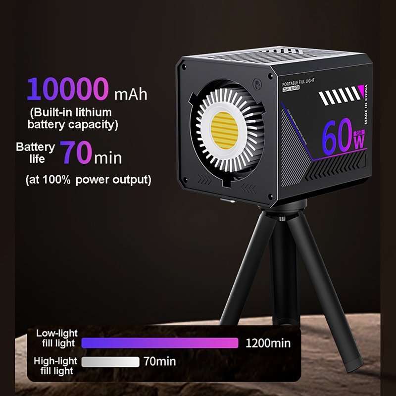 60W RGB Videoleuchte Tragbares – Photography Lighting And Background Bewertung und Preis