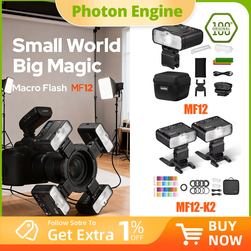 Godox MF12-K2 Makro-Blitz 2-Li – Photography Lighting Kit Godox Bewertung und Preis